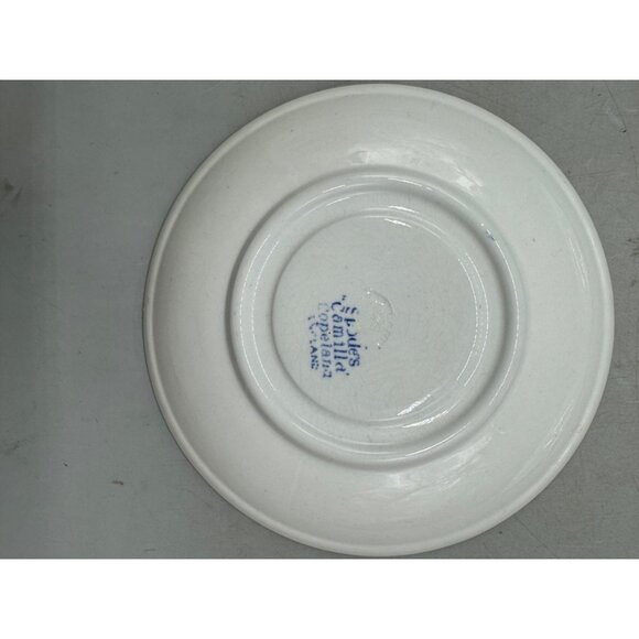 Set Of 3 Spodes Camilla England Blue & White Floral Saucer Plates - Vintage Porc - Picture 5 of 11